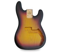 Precision Bass Guitar Body - Sunburst Vintage Nitro Satin - 2 Piece American Alder