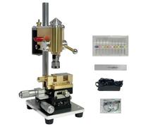 Precision Bench Drill Press, Multifunction Micro Drill for DIY Projects and Watch Repair, Adjustable Voltage, 9500rpm High-Precision Drilling, Includes Drill Bit
