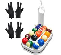 Precision Billiard Training Rack, Holds 15 Balls, Perfect Alignment