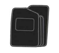 Precision Black Car Mats For Suzuki Vitara 2015-2020 Classic Sports Check - VSSS