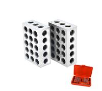 Precision Block 1-2-3 Inch Size Clamping Block Set Metric Size 2pcs 23 Holes Parallel Blocks