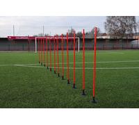 Precision Boundary Poles (set Of 12) (red), Red