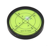 Precision Bubble Level 60x10mm Metal Horizontal for Spirit Gauge for Carpentry Surveying Engineering Equipment High Accuracy Tool Black(B)