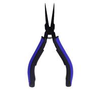 Precision Carbon Steel Flat Nose Pliers, Long Tip Nose Side Cutting Pliers, TPR Handles Jewelry and Electronics Making Tools