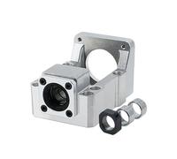 Precision Cast Aluminum Ball Screw Bearing Bracket 1PCS, Compatible with HM15-80/HM15-86, C7/C5, Heavy-Duty Support for Smooth Motion and Stability