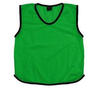 Precision Childrens/kids Number Mesh Training Bib (Pack Of 15) Green (4-9 Years)