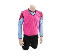 Precision Childrens/kids Plain Mesh Training Bib Pink (4-9 Years)