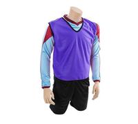 Precision Childrens/kids Plain Mesh Training Bib Purple (10-14 Years)