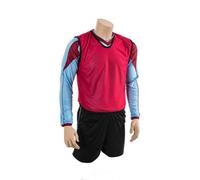Precision Childrens/kids Plain Mesh Training Bib Red (2-3 Years)