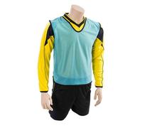 Precision Childrens/kids Plain Mesh Training Bib Sky (4-9 Years)