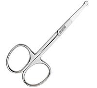 Precision Classic 3.5" Rounded Ear, Nose & Personal Grooming Scissors - Sharp For Getting The Job Done, Rounded To Prevent Nicks - Excellent for Beards & Sideburns