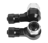 Precision CNC Valve Stem 11.3mm Red Black Silver(black) | for premium CNC aluminum, resistant, lightweight, red black silver options, long lasting