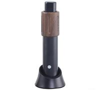 Precision Coffee Distribution Needle with Telescopic Stainless Steel Shaft and Magnetic Base for Consistent For Espresso Shots (Black)
