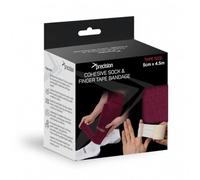 Precision Cohesive Sock & Finger Tape Bandage, 5 cm x 4.5 m, Maroon