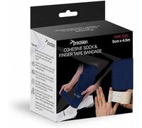 Precision Cohesive Sock & Finger Tape Bandage, 5 cm x 4.5 m, Navy
