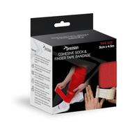 Precision Cohesive Sock & Finger Tape Bandage, 5 cm x 4.5 m, Red