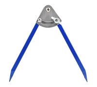 Precision Compass Adjustable Hinge Joint Scriber Alloy Steel Spring for Marking Gauge (6 inch)