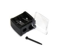 Precision Cosmetic Pencil Sharpener for Eyebrow Eyeliner 2 Holes pencil sharpener, plastic sharpeners, tub round, sharpeners, tradition