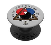 Precision Cue Sports Snooker Player Billiard Ball Triangle PopSockets Adhesive PopGrip