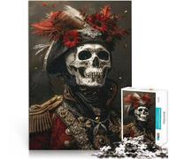 Precision Cut 1000 Piece Jigsaw Puzzle Napoleon Skeleton Made of cardboard for age 14+ Puzzle for Educational game for birthday and Christmas。size:26x38cm/10.24x14.96inch