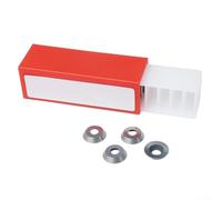 Precision Cutting Made Easy with Ten Pack of Rounded Insert Cutters at Size of Twelve Millimeters