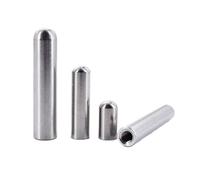 Precision Cylindrical Pin, Pack Of 12 M3 M4 M5 M6 304 Stainless Steel Internal Thread Dowel Pins Silver 10-60mm(25MM-M4*6MM)
