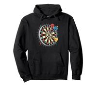 Precision Darts Thrower Identity Art Dartboard Player Dart Pullover Hoodie