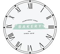 Precision Designs Unique Personalised Business Logo - Photo Clock - YOUR Image - YOUR Logo Printed on the Clock - Size 30cm Circle Wall mountable with Roman Numerals