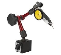 Precision Dial Indicator, Magnetic Lever Dial Indicator and Flexible Surface Measurement Holder Flexible Strong Magnetic Gauge Stand Base Holder Lever Dial Test Indicator Gauge