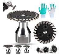 Precision Diamond Carving Wheel 30mm/40mm/50mm,High-Density Diamond Blade For Angle Grinder，Dry/Wet Cutting With Removable Flange,for Granite,Marble,Ceramic,Porcelain,Tile(M14,50mm)