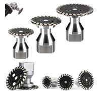 Precision Diamond Carving Wheel 40mm/50mm, High-Density Diamond Blade for Angle Grinder, Multi-Purpose Metal Cutting Saw, Wet & Dry Use, for Granite, Marble, Ceramic, Porcelain, Tile (Set)