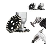 Precision Diamond Carving Wheel 40mm/50mm, High-Density Diamond Blade for Angle Grinder, Wet & Dry Use Diamonds Metal Cutting Saw, for Granite Marble Ceramic Tile (40MM-5/8-11)