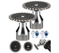 Precision Diamond Carving Wheel 40mm/50mm, Multi-purpose Diamond & Tile Saw Blades for Angle Grinder, Wet & Dry Metal Stone Carving Cutting Tools for Granite Marble Ceramic Tile(2pcs-50mm)