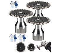 Precision Diamond Carving Wheel 40mm/50mm, Multi-purpose Diamond & Tile Saw Blades for Angle Grinder, Wet & Dry Metal Stone Carving Cutting Tools for Granite Marble Ceramic Tile(3pcs-40mm)