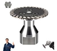 Precision Diamond Carving Wheel 40mm/50mm, Wet & Dry Use Stone Carving Cutting Tools, Multi-purpose High-Density Diamond Blade for Granite Marble Ceramic Tile Porcelain (60mm)