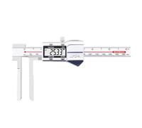 Precision Digital Caliper with Long Jaw for Deep Inner Diameter Measurement. 4CR13 Stainless Steel Ruler Tool, 150mm 200mm 300mm Options, Compact & Durable Design for Accurate Industrial Use