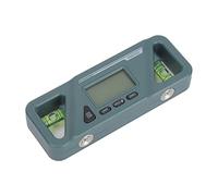 Precision Digital Inclinometer with Magnetic Base - ABS Mini Digital Level & Angle Gauge for Timber, Automotive and Workshop Use (Dark Green)