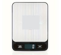 Precision Digital Kitchen Scale - 22 lb/10 kg Capacity, Stainless Steel, Suitable for Baking, Cooking, Easy to Clean on the Surface, High Accuracy 1G/0.04Oz, Blue Backlight Display(5Kg)