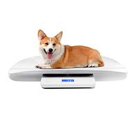 Precision Digital Pet Scale, Multi-Function Toddler Scale with Measure Babies Weight Height Tray and Blue Backlight, Up To 220 Lb / 100 Kg, for Cats Dogs Rabbits Puppies Adults