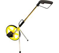 Precision Distance Measuring Wheel for Distances of 0 to 9,999 Metres with Metre Lighting Standing Aid and Practical Carry Bag