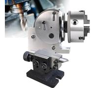 Precision Dividing Head Set with 3-Jaw Chuck for Milling, Grinding, Drilling - Includes 4in, 5in, 6in Models and Precision Scale Resetting Features