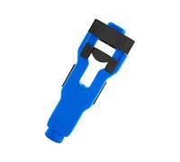 Precision door mortise device with double measure markings for standard door thickness 1 to 3/4 inch and 1 to 3/8 inch door mounting sets