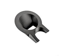 Precision Dosing Ring for Eureka MMG - Coffee Grinder Spout Funnel - Anti-Mess Grounds Dispenser for pla Black
