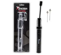 Precision Ball Pump K-REY-TR555 - Double Action Rapid Inflator for Football/Rugby - Black/Yellow