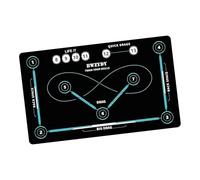 Precision Dribble Board, Hockey Skill Board, Stick Control Mat with Non-Slip Base, Practice Tool with Home Gym Backyard, Training Sports Gear, for Enthusiasts Adults Children