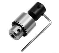 Precision Drill Chuck 0.3-4mm JT0 for Lathe Mill(8mm) | High precision screw thread, tapered hole design, keyed tightening, metal construction, 0.3-4mm range