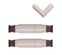 Precision Dual Eyeliner Stamp Liquid, 2 In 1 Dual-Ended Winged Eyeliner Pen For Perfect Symmetry,Cat Eye Makeup Tool & Felt-Tip Eyeliner Pen,Waterproof & Portable (2 pc brown)