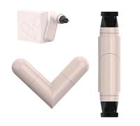 Precision Dual Eyeliner Stamp Liquid, Dual-Ended Winged Eyeliner Pen For Perfect Symmetry, 2 In 1 Winged Cat Eye Stamp & Felt-Tip Eyeliner Pen, Easy To Use for Beginners And Professionals (Black)