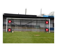 Precision Dual Top Bins Football Corner Targets Set Black/red (One Size)