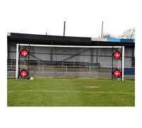 Precision Dual Top Bins Football Corner Targets Set in Black Precision Black